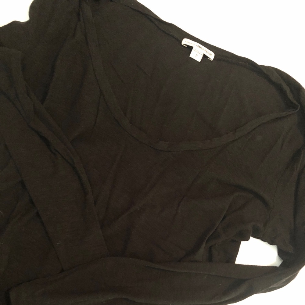 Black James Perse standard top